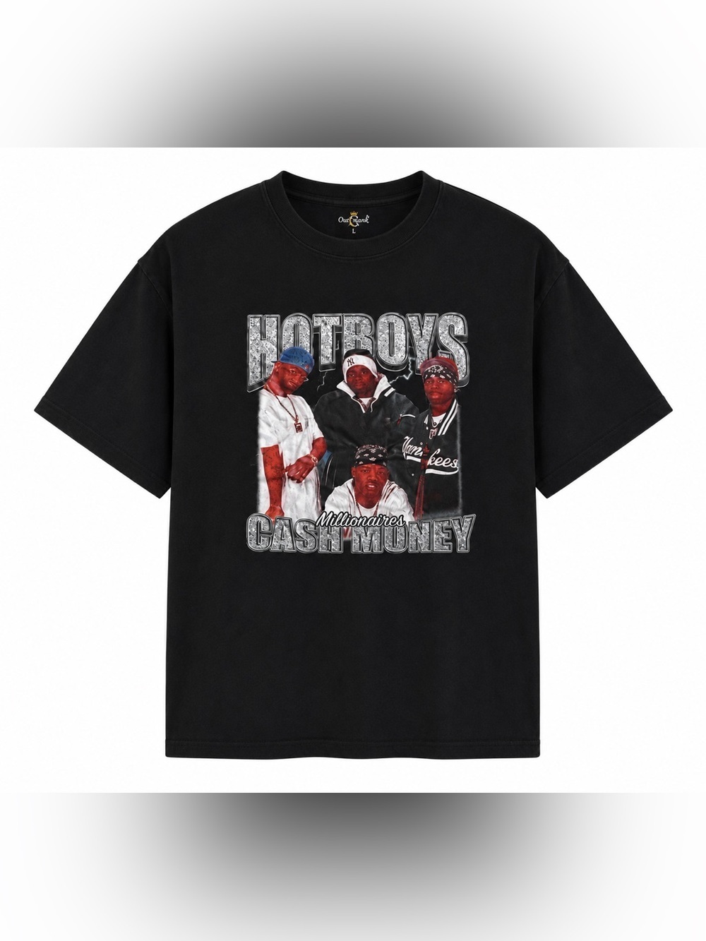Black Hot Boys Graphic Tee​